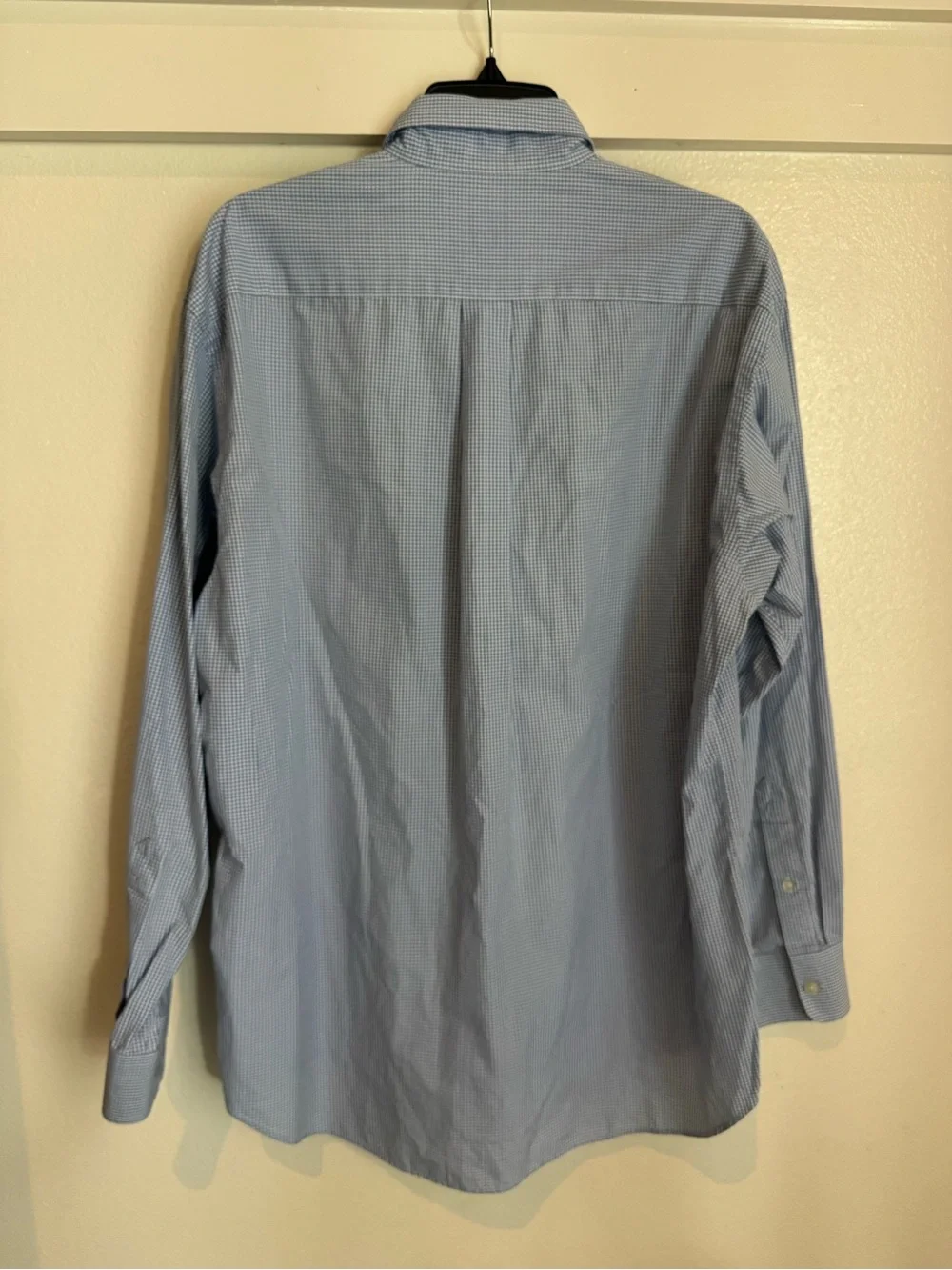 Vineyard Vines Murray Shirt Blue Gingham Button Down Mens L 100% Cotton Preppy